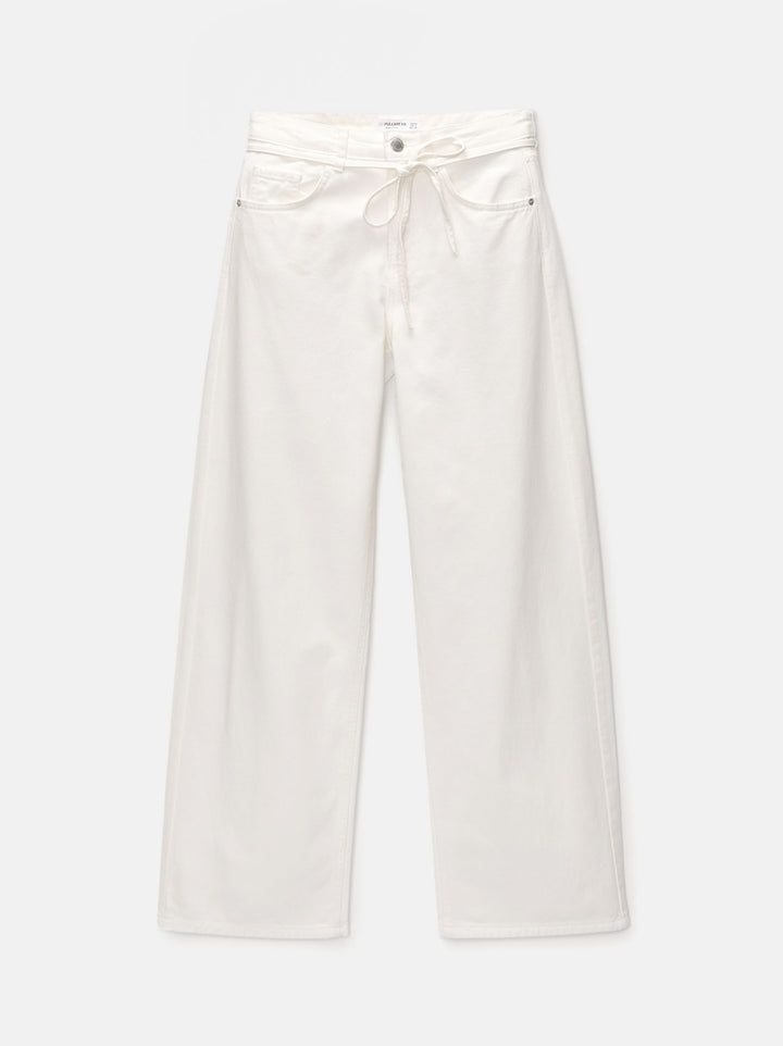 Moudda PULL & BEAR - Pantalon Oversize avec Ceinture - Tunisie 1