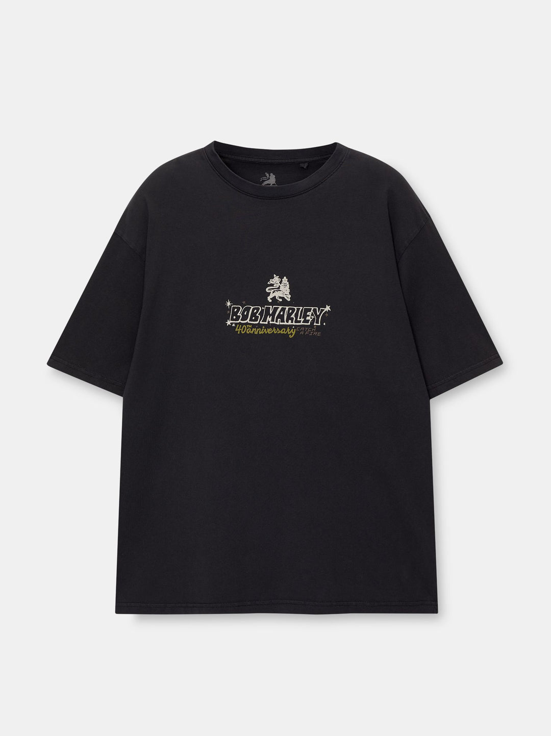 Moudda PULL & BEAR - T-Shirt Demi-Manches Licence Bob Marley Marron Visage - Tunisie 2