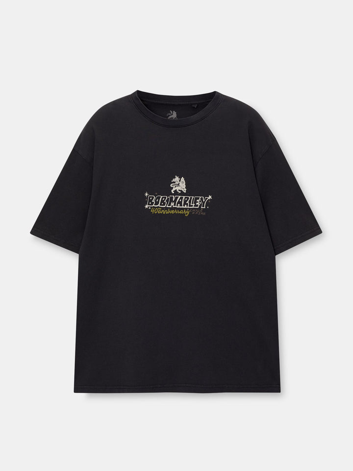 Moudda PULL & BEAR - T-Shirt Demi-Manches Licence Bob Marley Marron Visage - Tunisie 2