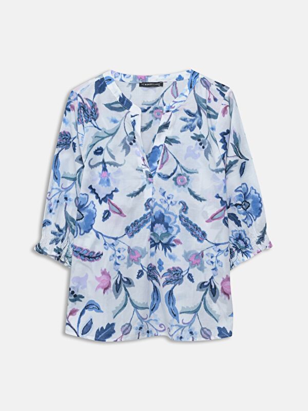 Moudda LC Waikiki - Chemise tissée imprimée cv à manches longues pour Femmes - Tunisie 6