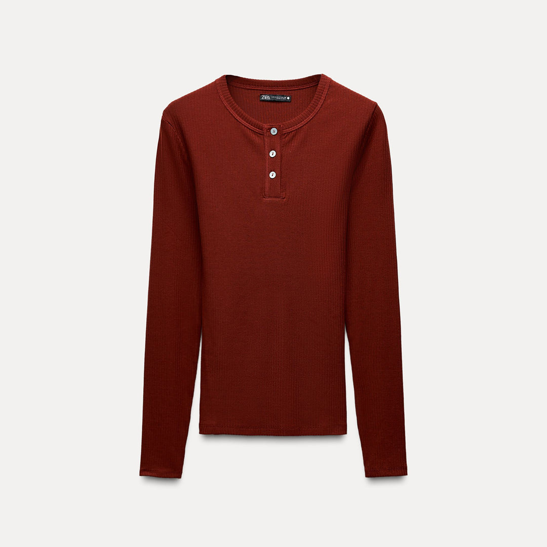 Moudda ZARA - T-shirt ample en coton modal - Tunisie 1