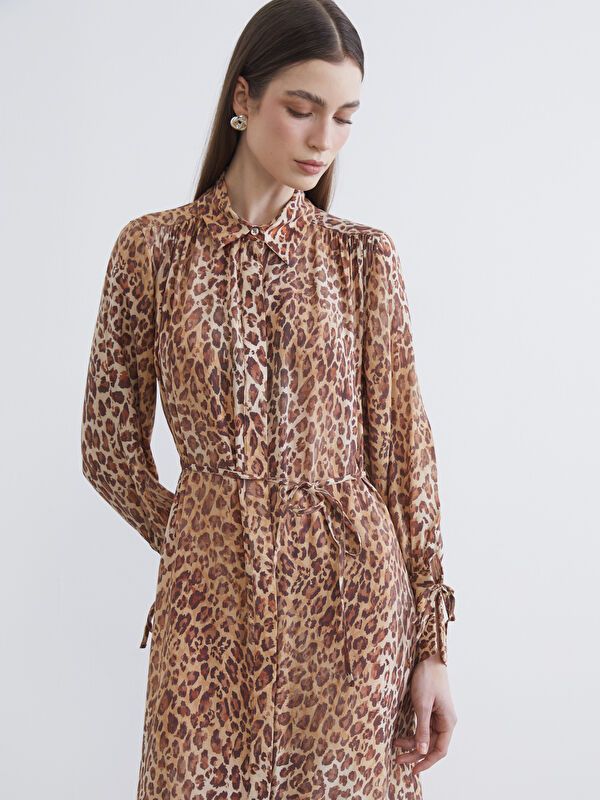 Moudda LC Waikiki - Robe manches longues en tissu pour Femme - Tunisie 1