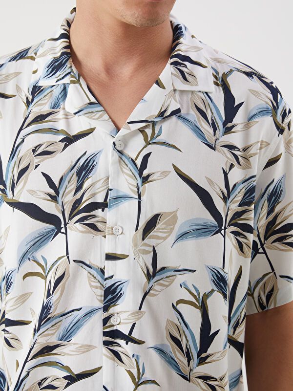 Moudda LC Waikiki - Chemise imprimée manches courtes en tissu tissé pour Homme - Tunisie 3