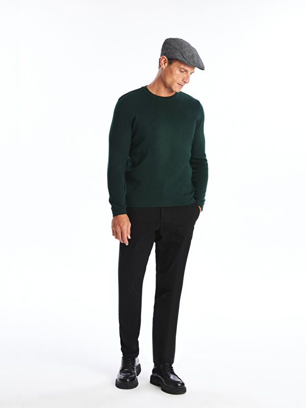 Moudda LC Waikiki - Pantalon chino tissé moyen Homme Noir - Tunisie 1