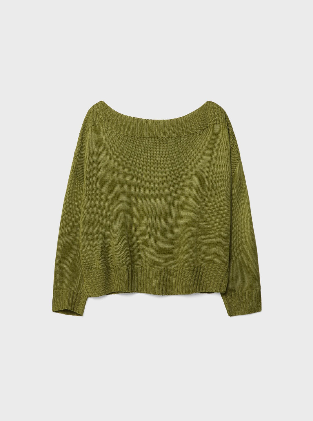 Moudda STRADIVARIUS - Pull en Maille Encolure Bateau Rib - Tunisie 1