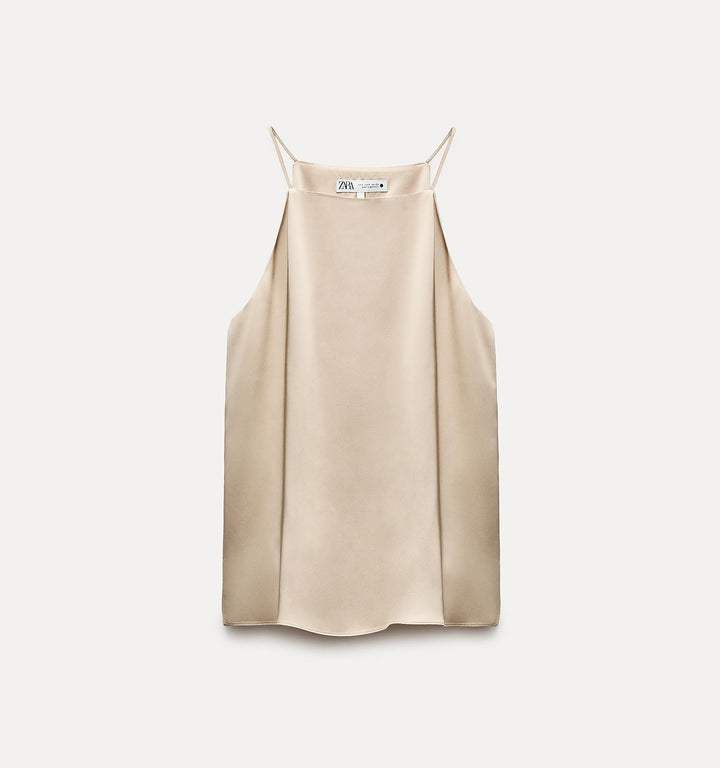 Moudda ZARA - Set ZW. top col licou satin viscose - Tunisie 1