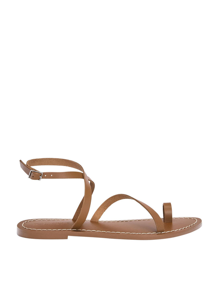 Moudda PULL & BEAR - Sandales Plates en Cuir - Tunisie 6