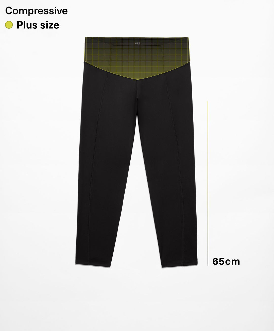 Moudda Oysho - Legging compressif grande taille taille haute longueur cheville - Tunisie 3