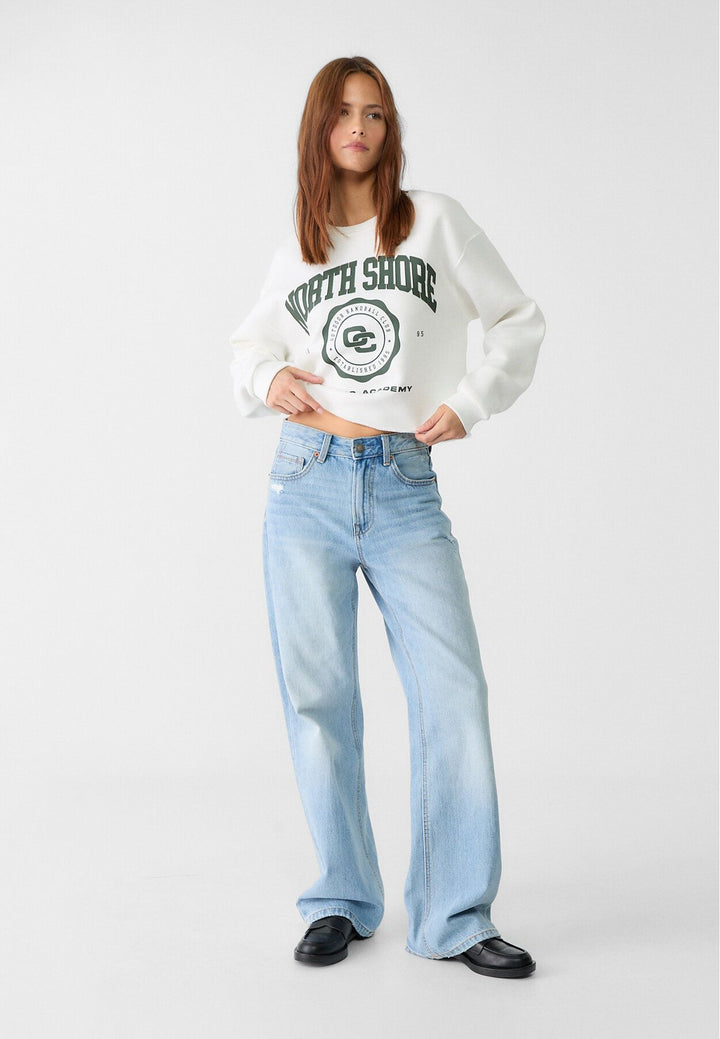 Moudda STRADIVARIUS - Sweat Crop Imprimé Sangre - Tunisie 3
