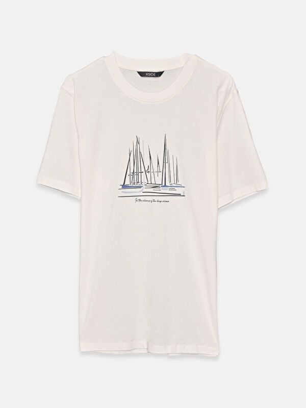 Moudda LC Waikiki - T-shirt imprimé manches courtes en jersey - Tunisie 1