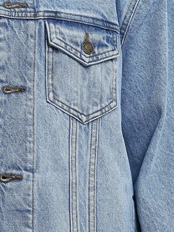 Moudda LC Waikiki - Veste en jean couleur Rodeo Bleu indigo moyen pour femmes - Tunisie 3