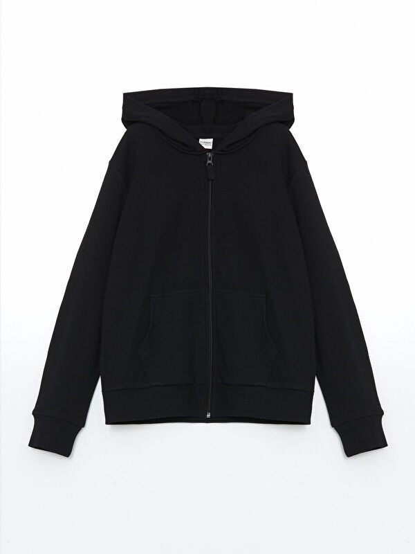 Moudda LC Waikiki - Cardigan jersey basique Fille Noir - Tunisie 1