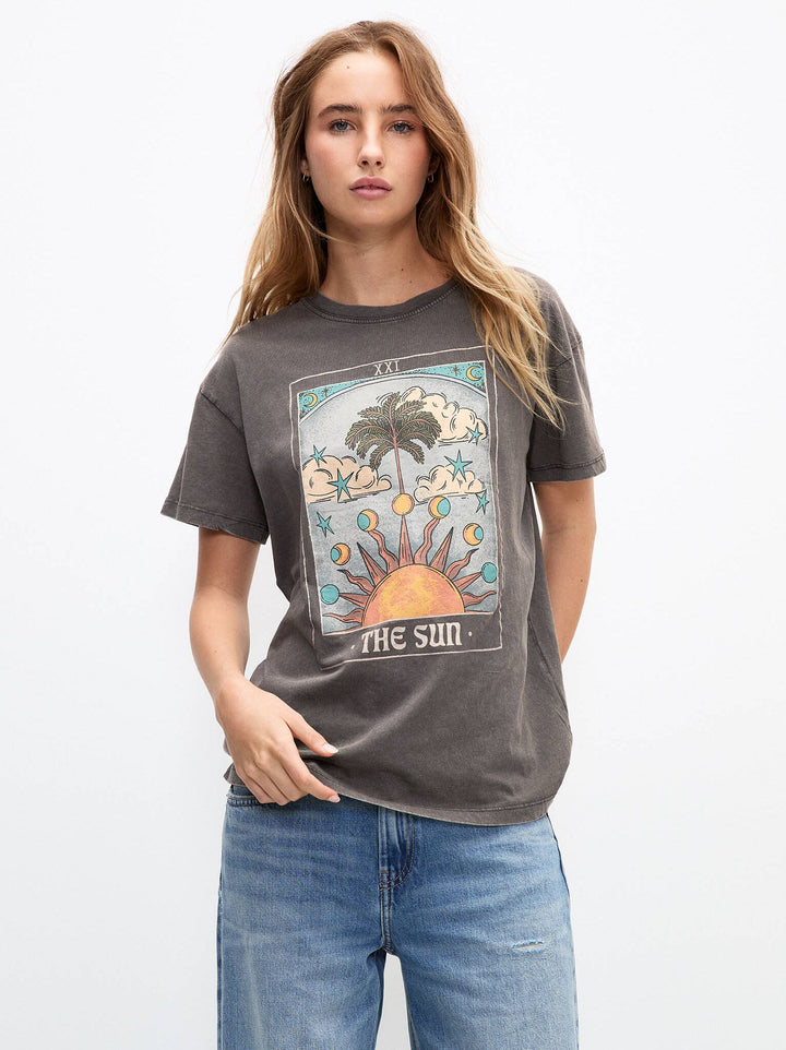Moudda PULL & BEAR - Body Graphique Carte Tarot - Tunisie 4