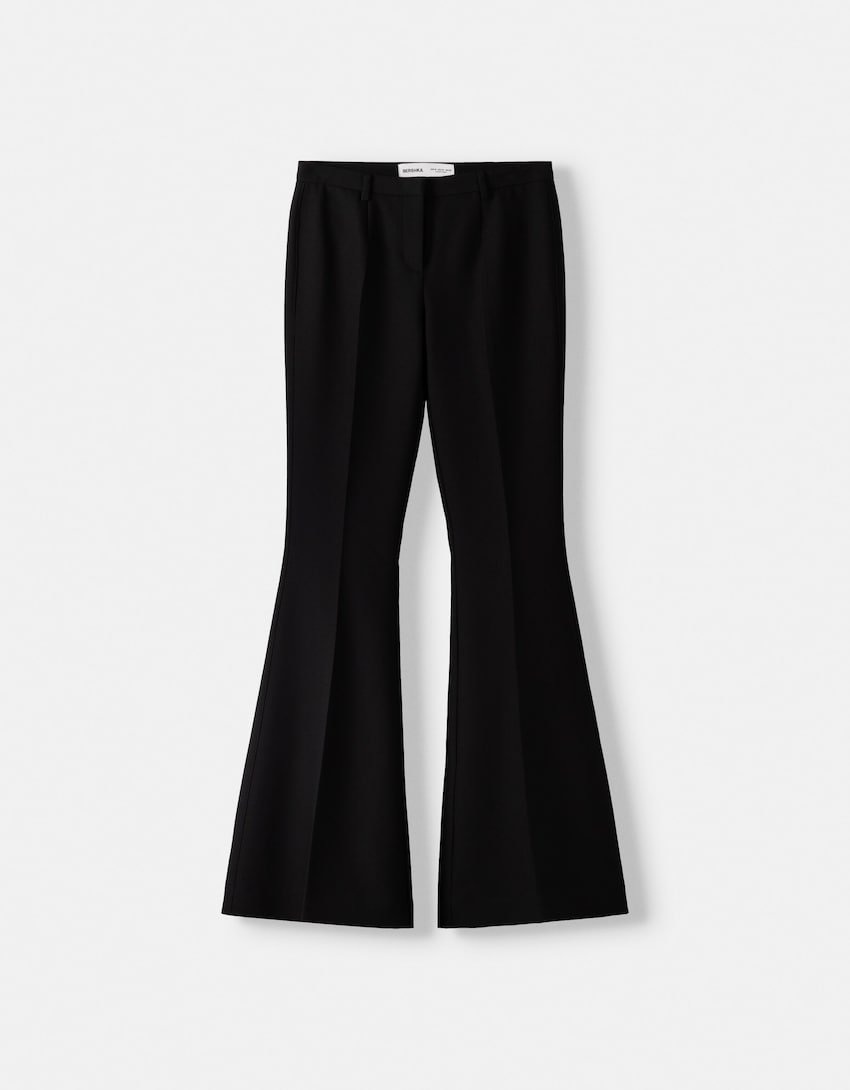 Pantalon maxi Flare polyviscose