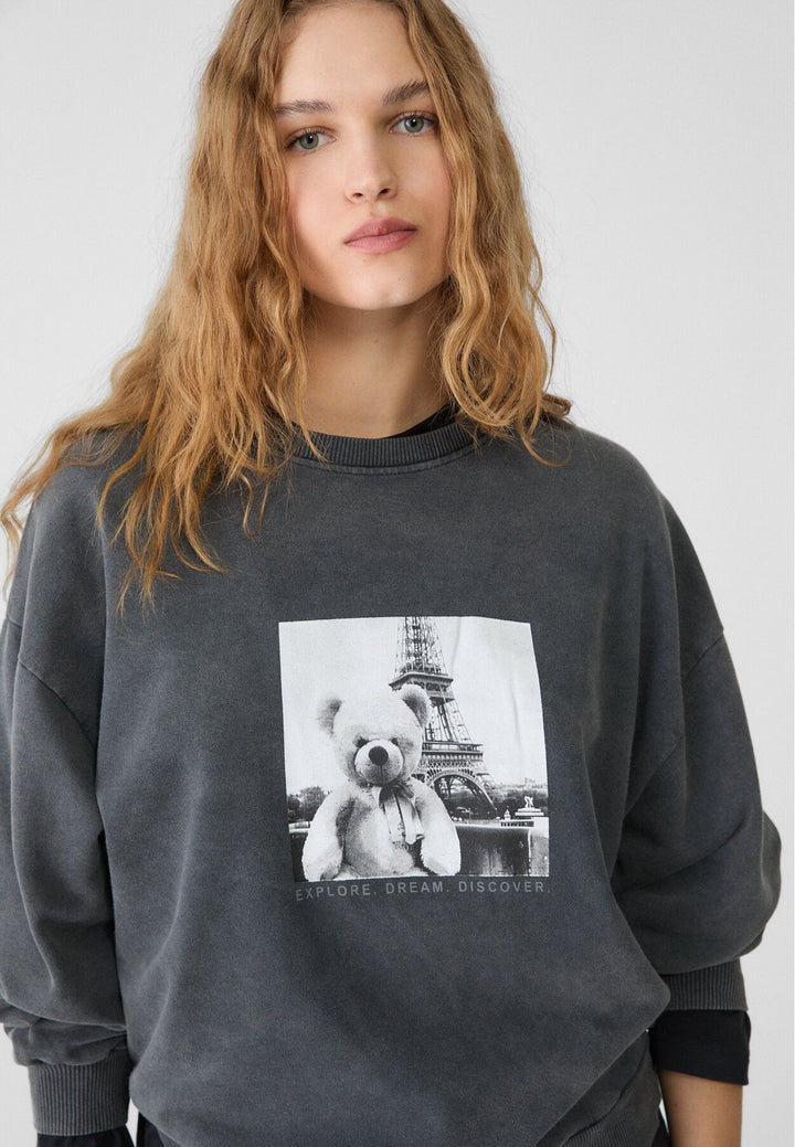 Moudda STRADIVARIUS - Sweat Photographique Ours - Tunisie 3