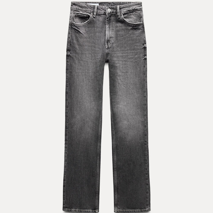 Moudda ZARA - Pantalon droit confort taille haute, longueur complète - Tunisie 1