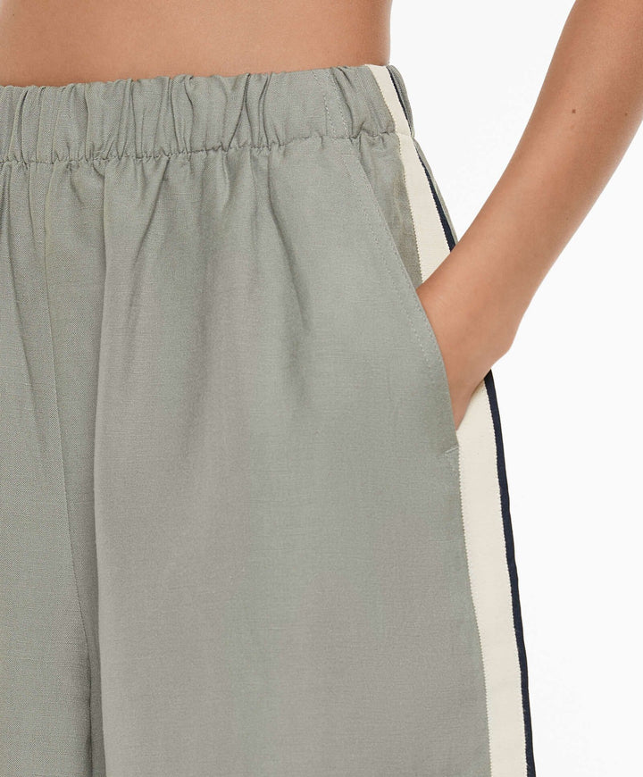 Moudda Oysho - Bermuda Coton avec Finitions Latérales Taille Haute - Tunisie 3