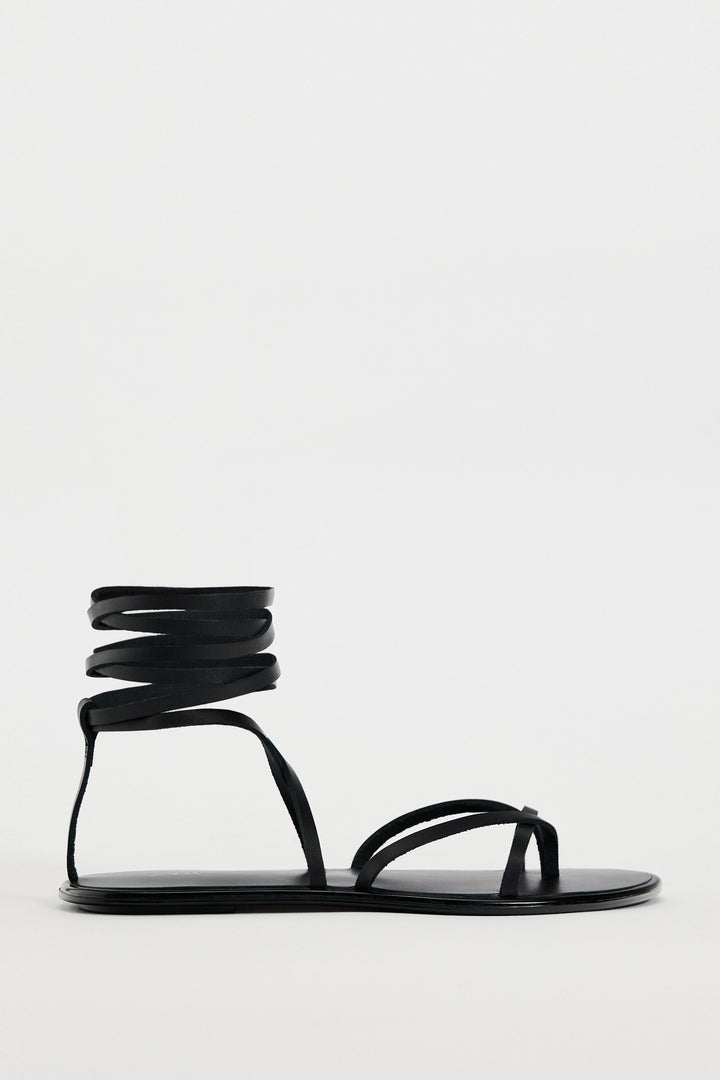 Pala en cuir lanières attachées