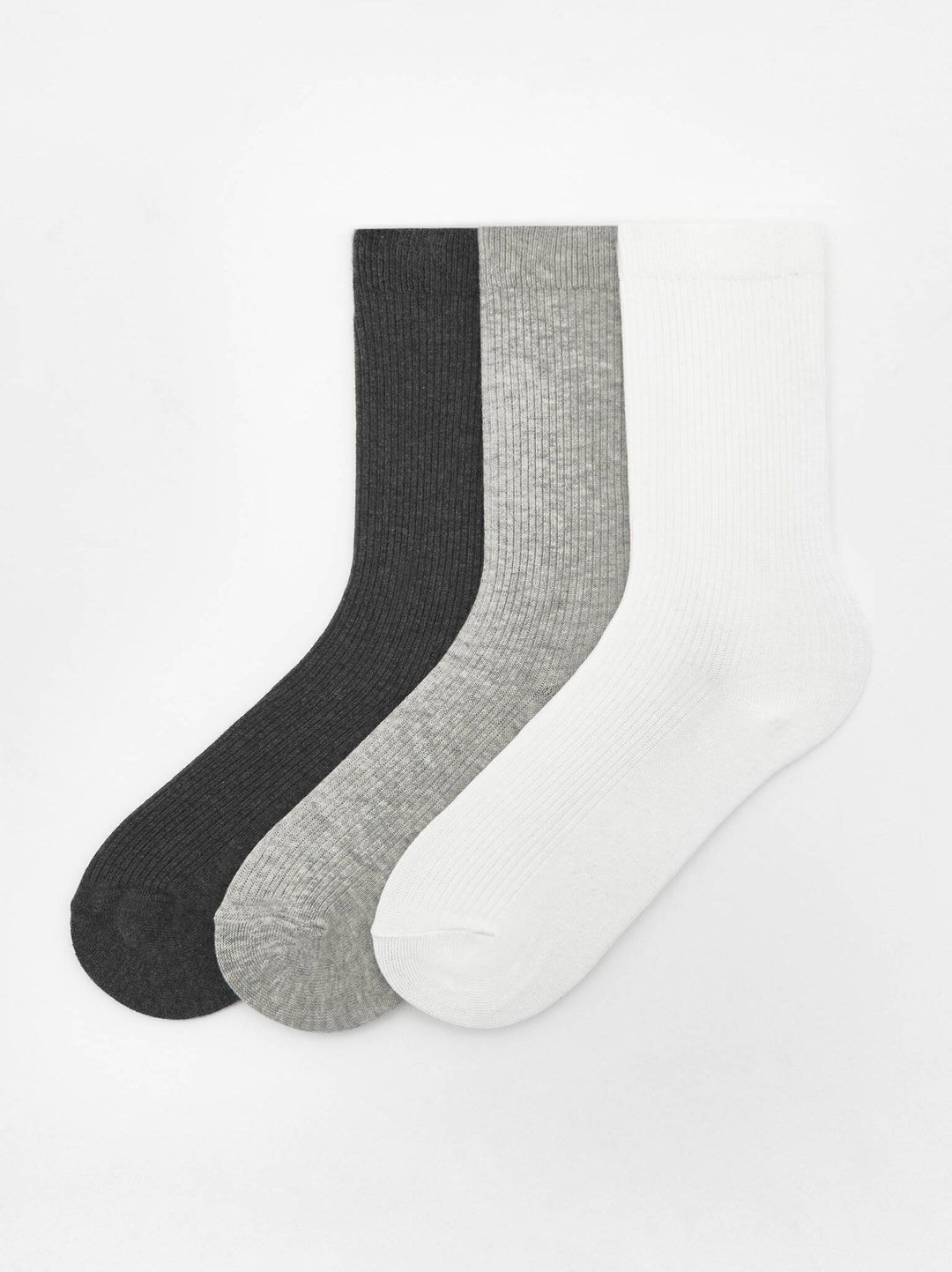 Moudda PULL & BEAR - Pack 3 Chaussettes Hautes Côtelé - Tunisie 3