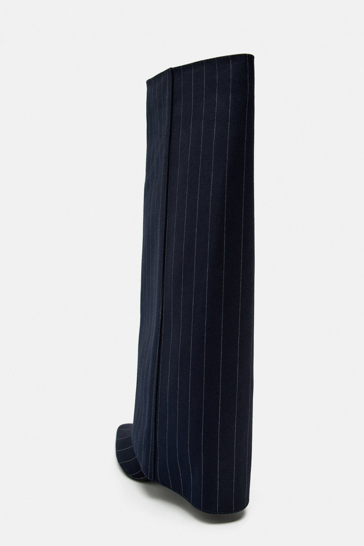 Botte talon polaire rayé diplomatique