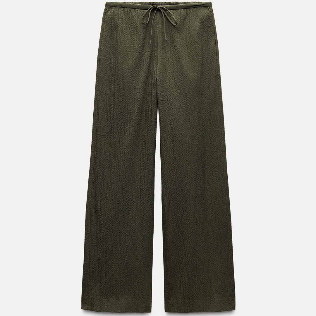 Moudda ZARA - Set pantalon pyjama seersucker - Tunisie 1