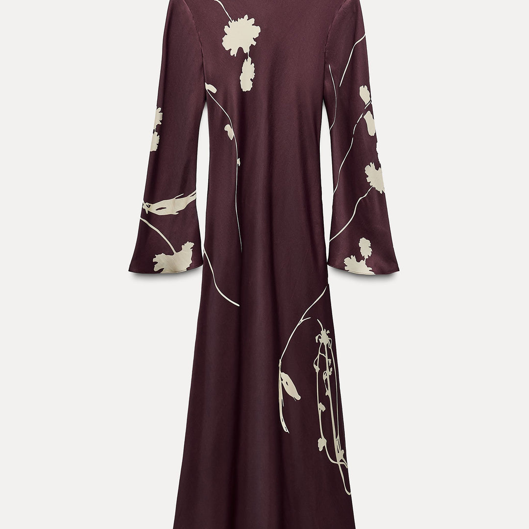 Moudda ZARA - Robe longue imprimée biais - Tunisie 1