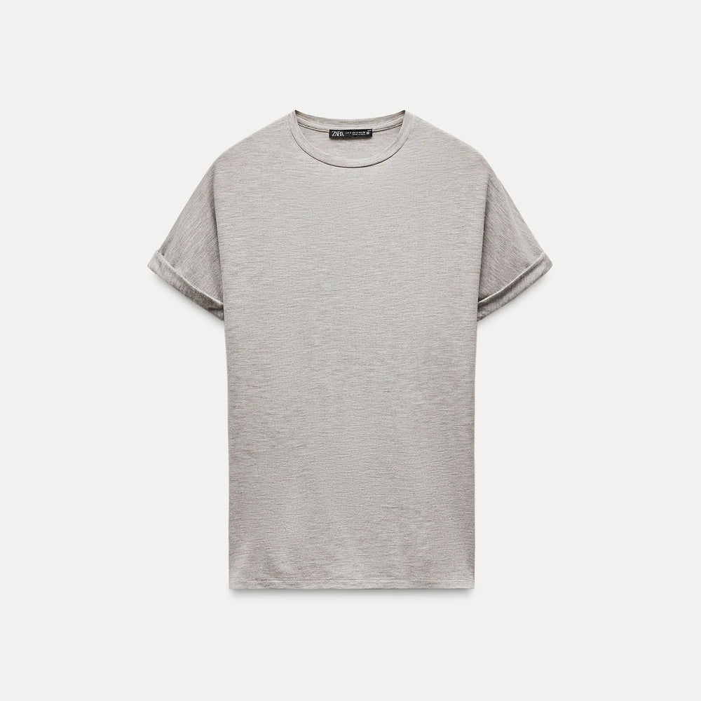 Moudda ZARA - T-shirt lyocell/viscose/laine/élasthanne, tissu tourné - Tunisie 2