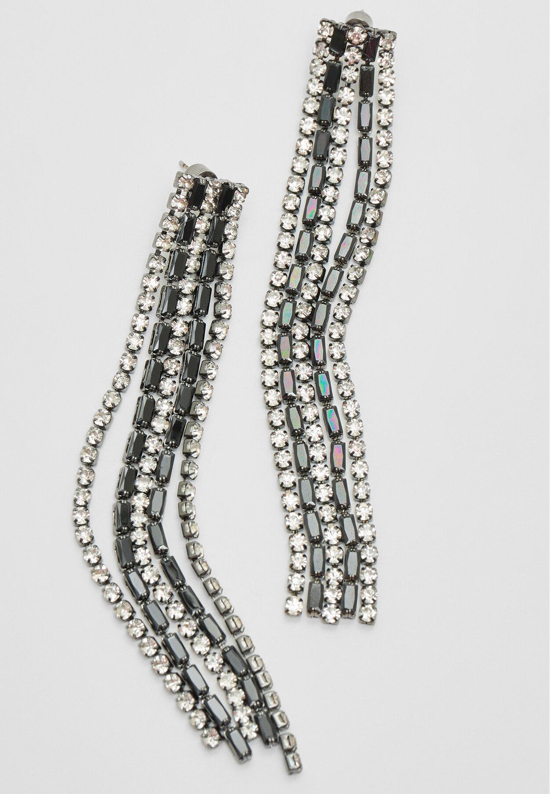 Moudda STRADIVARIUS - Boucles d'Oreilles Longues Strass - Tunisie 4