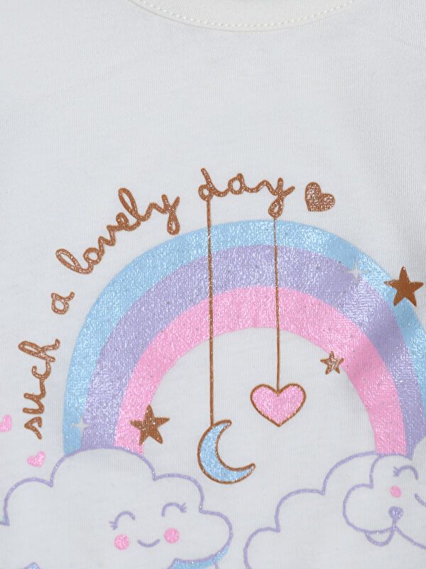Moudda LC Waikiki - Pyjama manches longues en jersey mi-saison pour Fille - Tunisie 4
