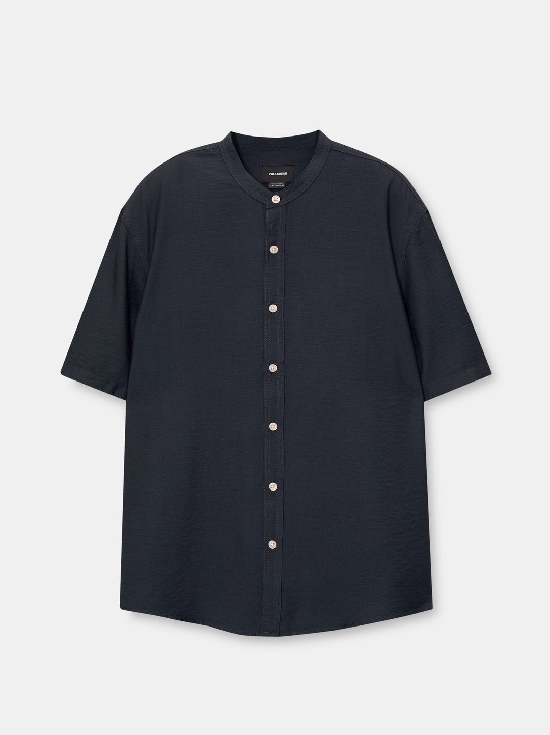Moudda PULL & BEAR - Chemise Basique Demi-Manches Col Mao - Tunisie 2