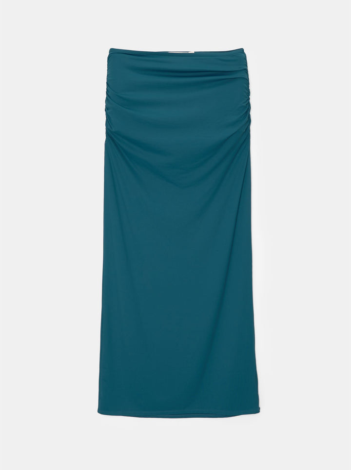 Moudda PULL & BEAR - Jupe Longue Fronces Latérales Polyamide - Tunisie 1