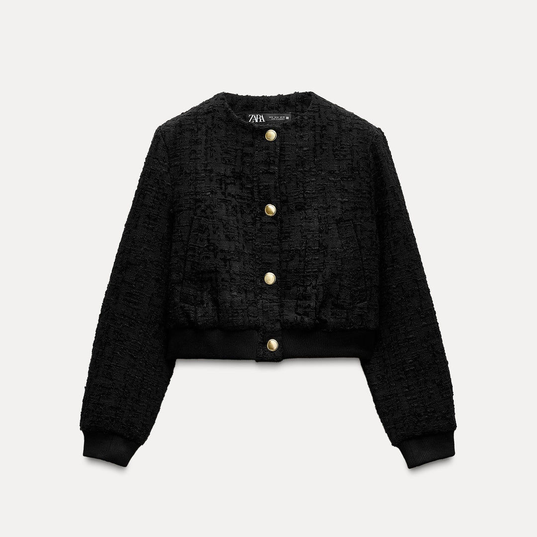 Moudda ZARA - Noir – veste bomber structurée - Tunisie 2