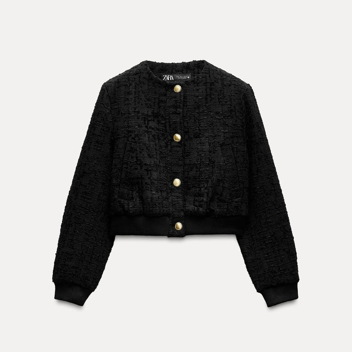 Moudda ZARA - Noir – veste bomber structurée - Tunisie 2