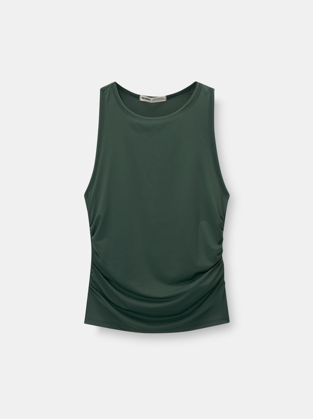 Moudda PULL & BEAR - Body Top Sans Manches Polyamide Froncé Latéral - Tunisie 3