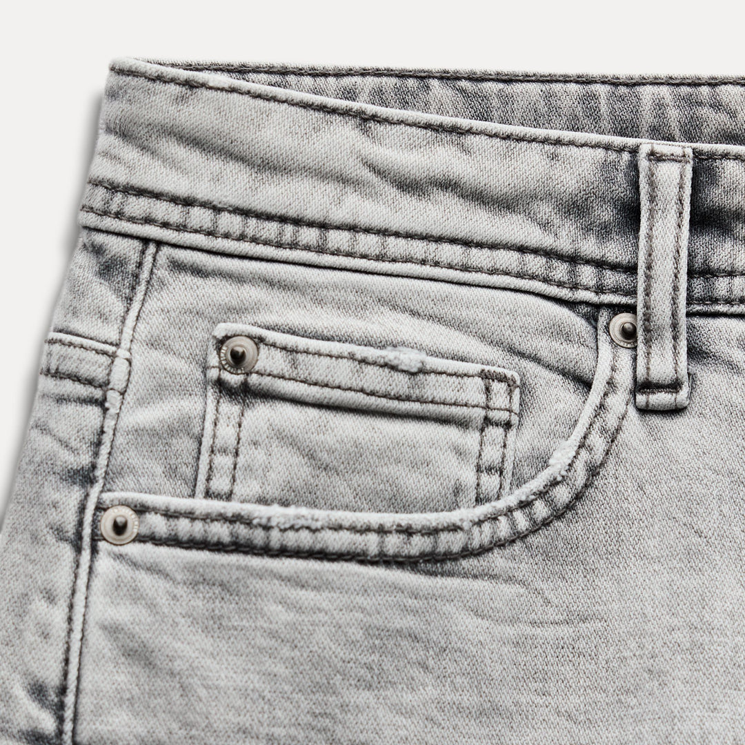 Moudda ZARA - Jean relaxed slim gris - Tunisie 3