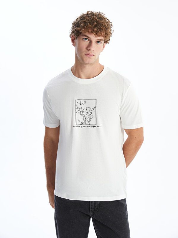 Moudda LC Waikiki - T-shirt imprimé manches courtes en jersey - Tunisie 1
