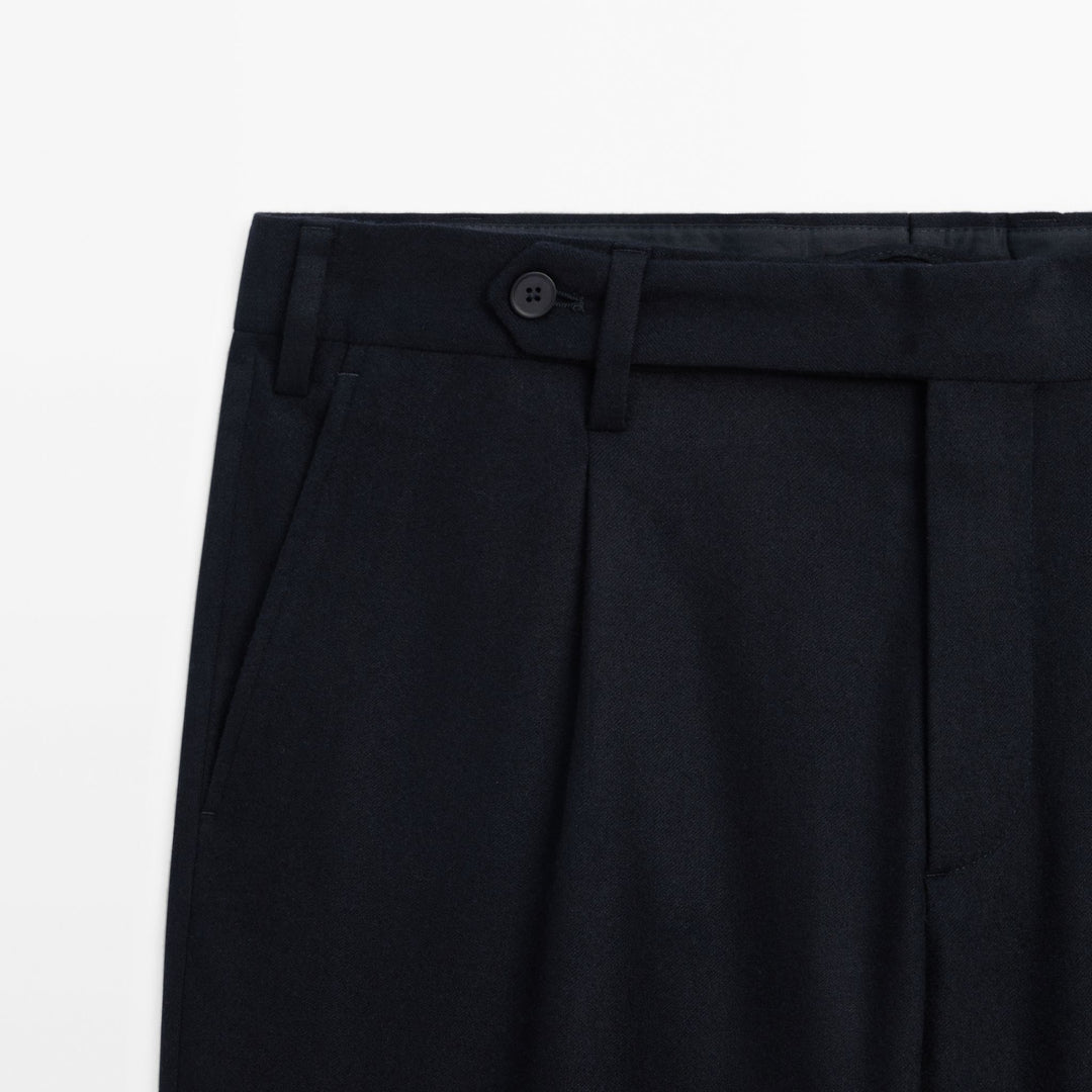 Moudda Massimo Dutti - Pantalon habillé flanelle cachemire - Tunisie 4