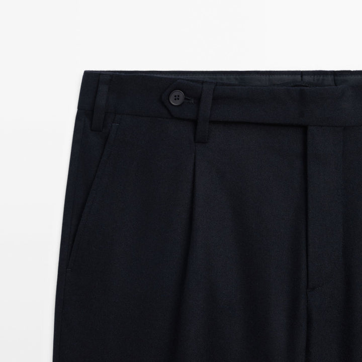 Moudda Massimo Dutti - Pantalon habillé flanelle cachemire - Tunisie 4