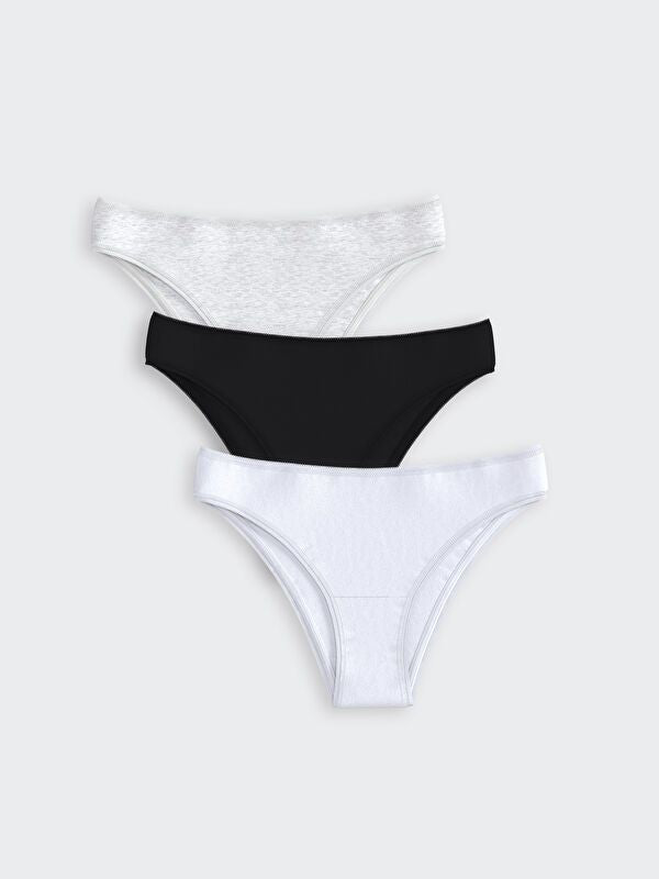 Moudda LC Waikiki - Slip basique Femme Mélange de gris - Tunisie 1