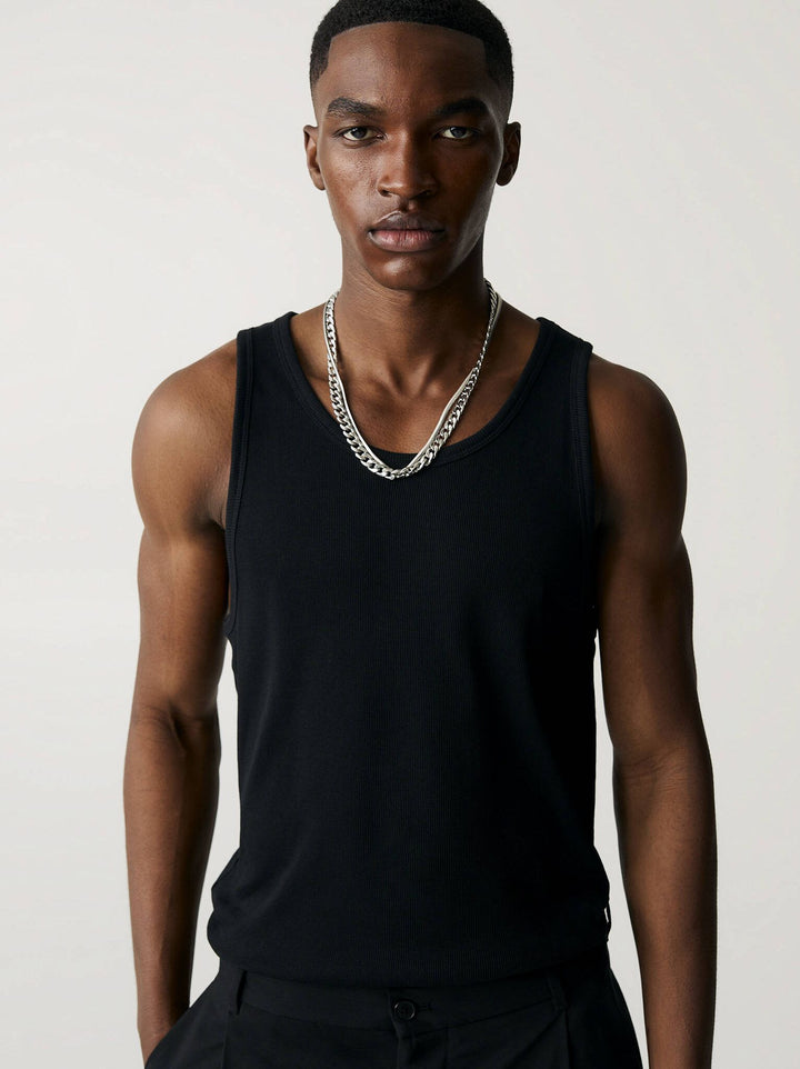 Moudda PULL & BEAR - Débardeur Basique Côtelé - Tunisie 6