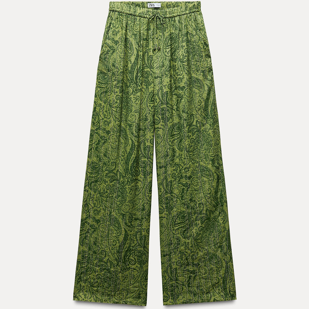 Moudda ZARA - Pantalon imprimé paisley coordonné - Tunisie 2