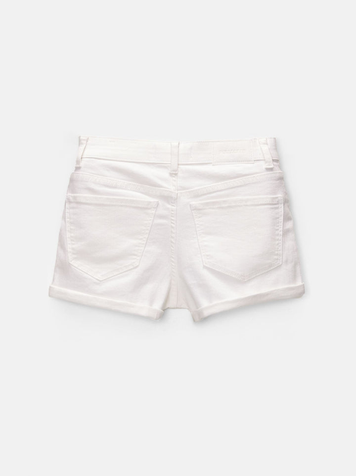 Moudda PULL & BEAR - Short Élastique Taille Moyenne Blanc - Tunisie 1