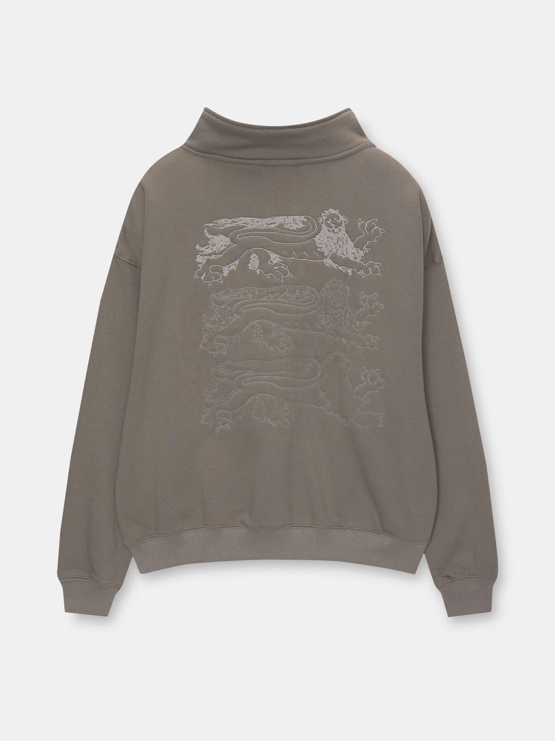 Moudda PULL & BEAR - Sweat Demi-Fermeture Bad Ideas 04 avec Broderie - Tunisie 1