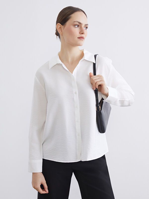 Moudda LC Waikiki - Chemise manches longues en tissu pour Femme - Tunisie 1
