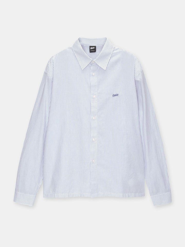 Moudda PULL & BEAR - Chemise Manches Longues Popeline Rayures Crop STWD - Tunisie 4