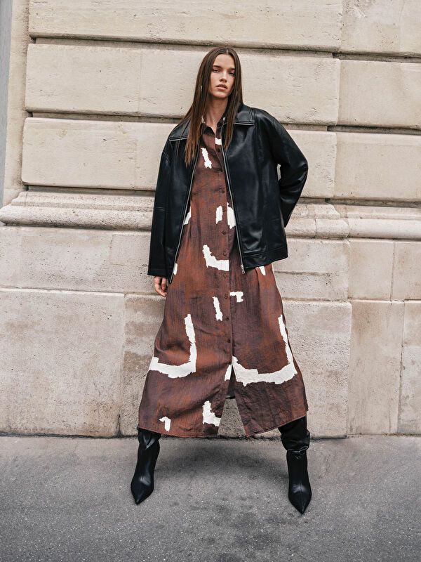 Moudda LC Waikiki - Robe tissée à manches longues pour Femmes - Tunisie 5