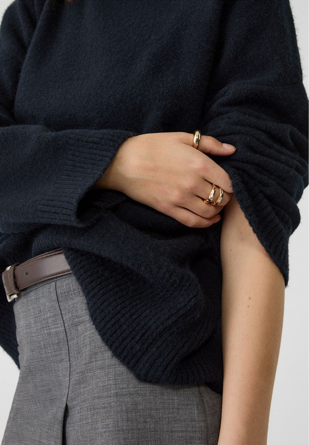 Moudda STRADIVARIUS - Pull Basique Col Carré Soft Touch - Tunisie 4