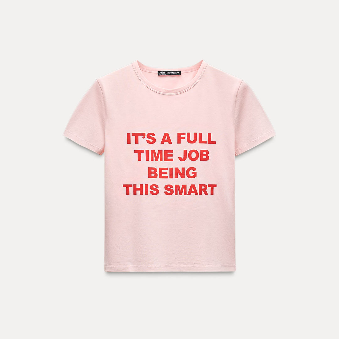 Moudda ZARA - T-shirt imprimé texte - Tunisie 2