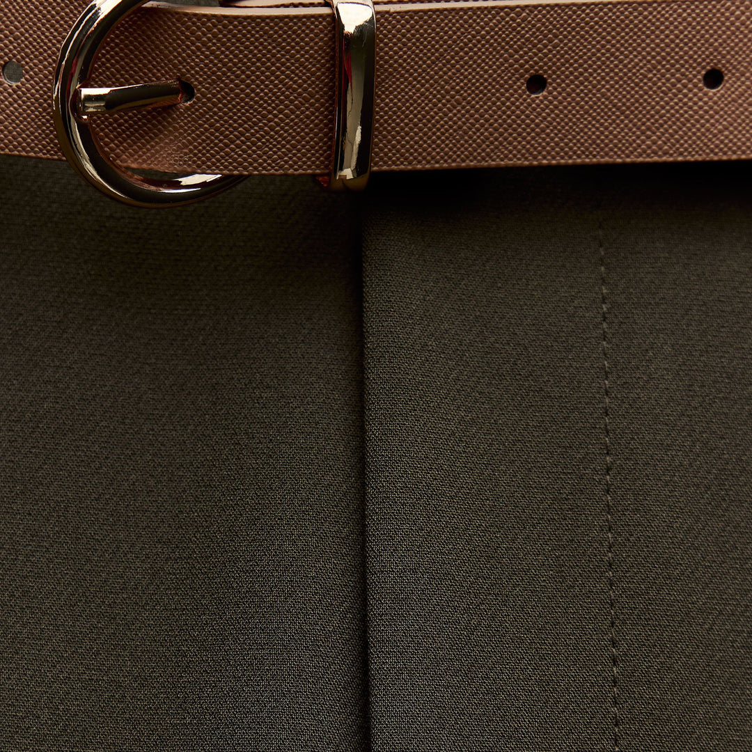 Moudda ZARA - Ceinture boucle dorée relief saffiano - Tunisie 3