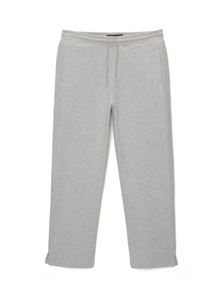 Moudda PULL & BEAR - Pantalon Jogging Fleece STWD Wide sans Revers Gris - Tunisie 2
